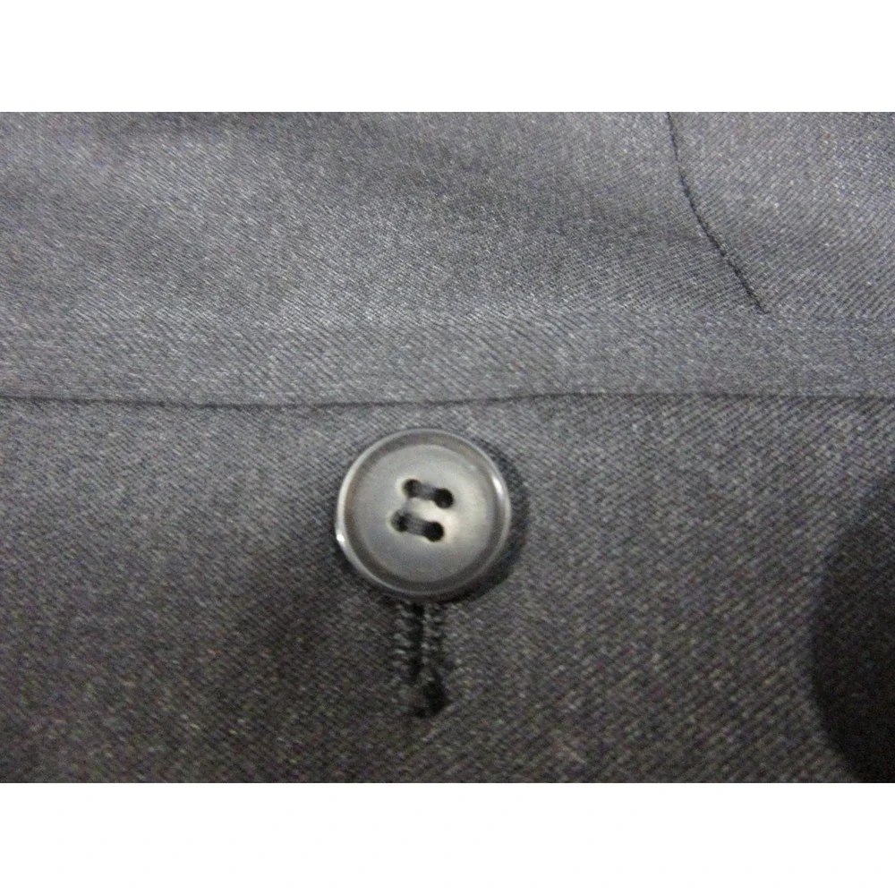 Hugo Boss Pants Mens 39x32.5 Black Dress Super 100 Virgin Wool Designer USA